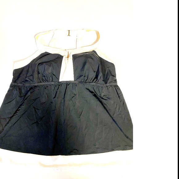 NEW 2pc Black/White Swim365 Tankini Top 20W; Swim365 Shorts 2X Swimwear #066 - Picture 2 of 3